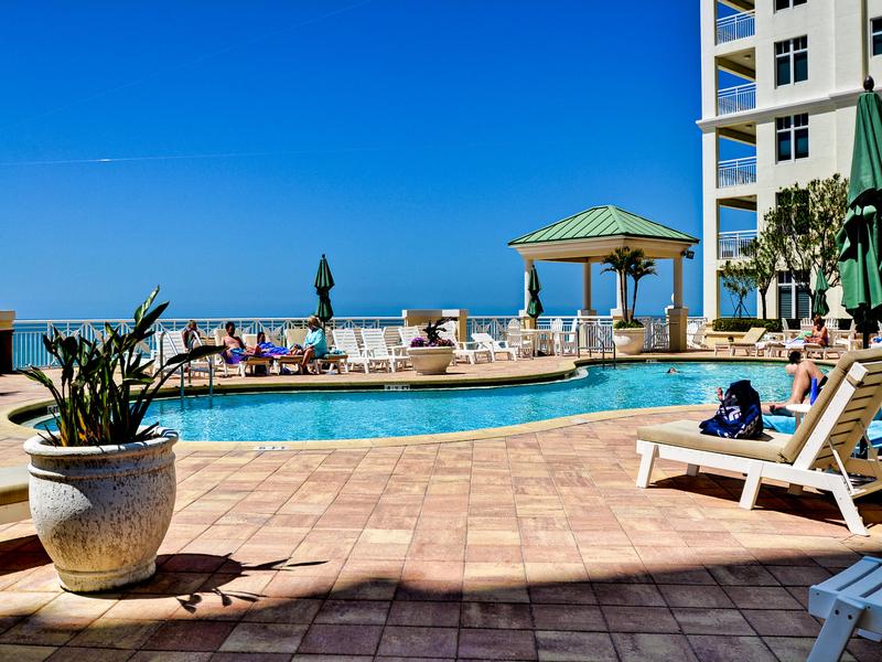 Mandalay Beach Club pool area.